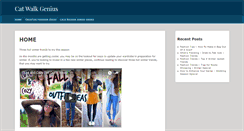 Desktop Screenshot of catwalkgenius.com