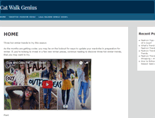 Tablet Screenshot of catwalkgenius.com